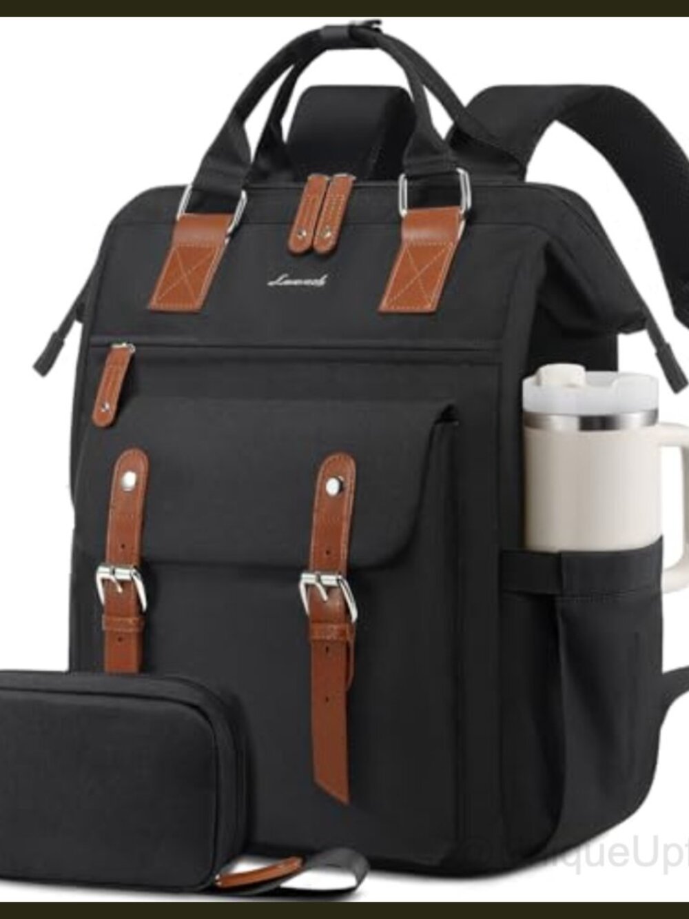 LOVEVOOK Laptop Backpack Water Resistant Polyester 15.6 Inch Work Travel Bag